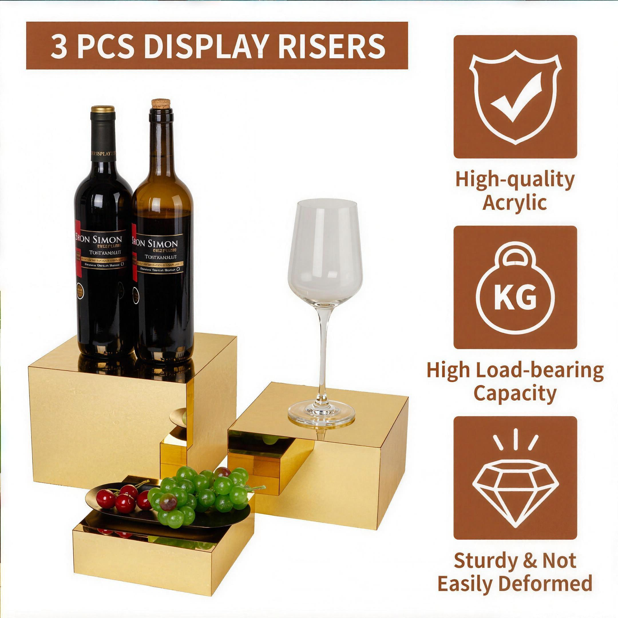 Acrylic Cube Display Box Set