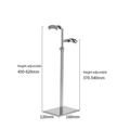 3 Pieces Double-Headed Hanging Bag Rack