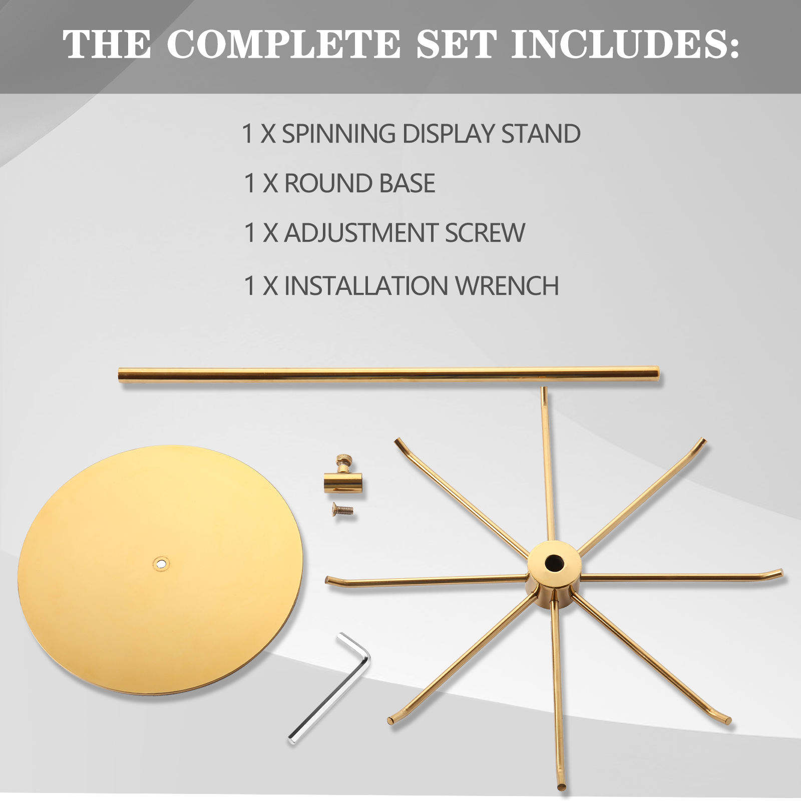 2 Pack Rotating Jewelry Display Stand