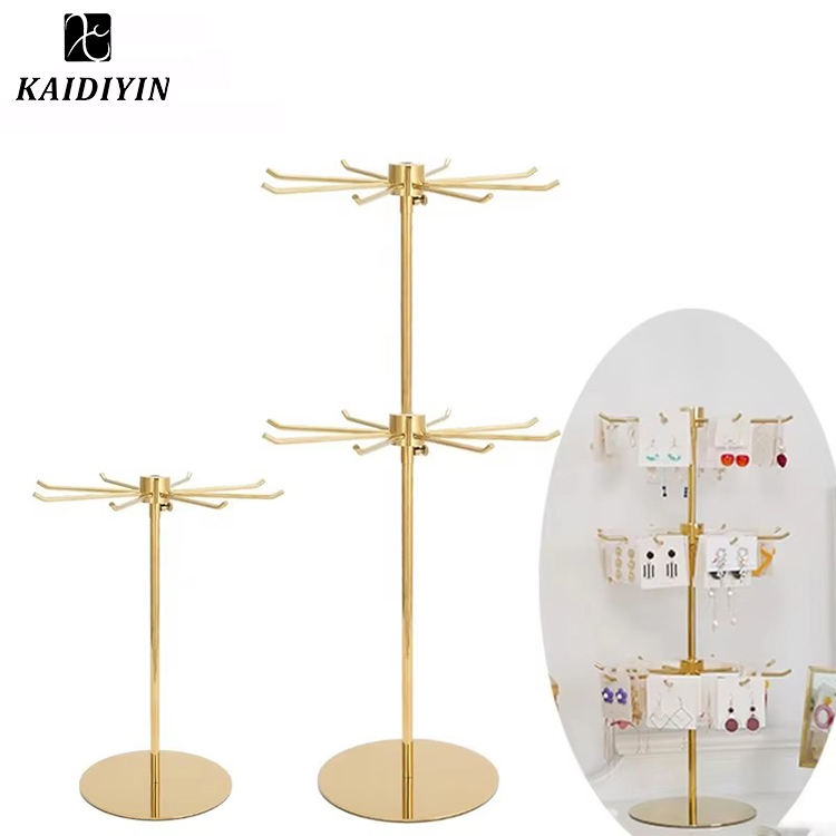 2 Pieces Rotating Jewelry Display Stand