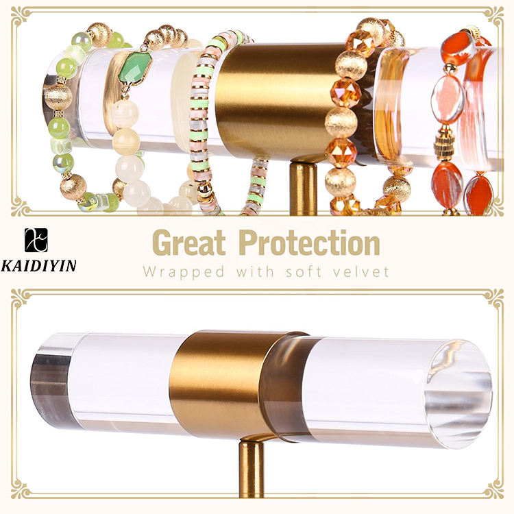 3 Pieces Metal Stainless Steel Bracelet Holder