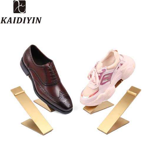 2 Pack Stainless Steel Shoes Display Rack