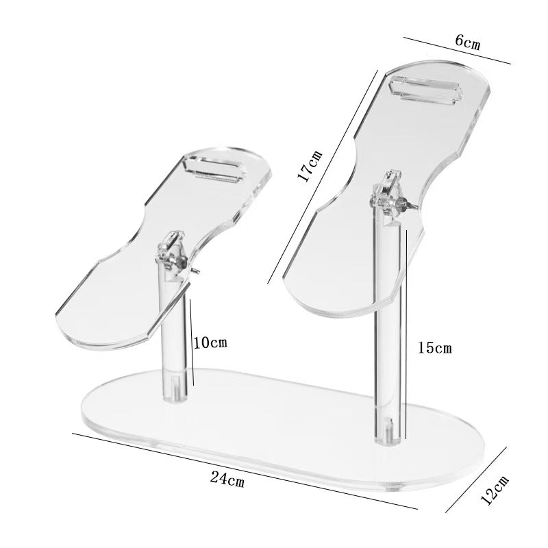 3 Pieces Acrylic Shoe Rack