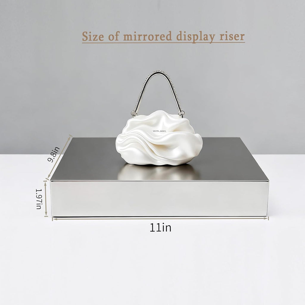 Silver Display Riser Stand, 1 Piece