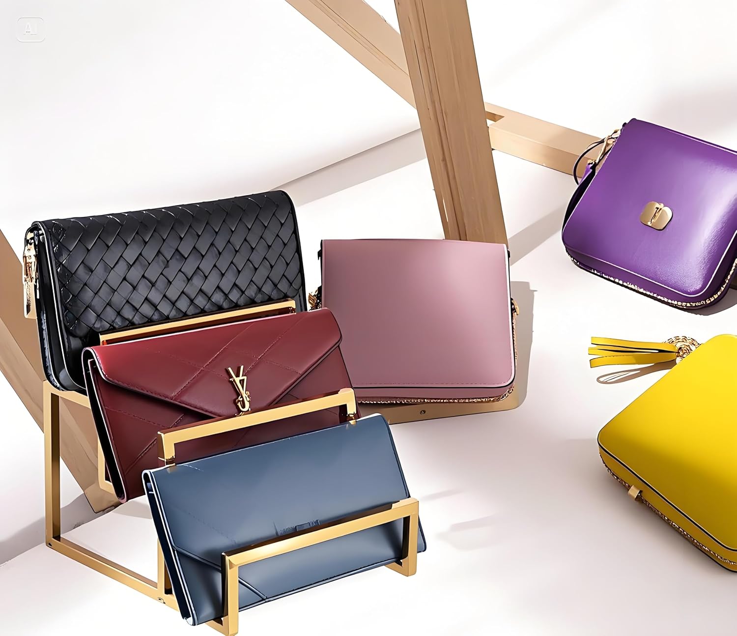 Polished 3-Layer Wallet Display