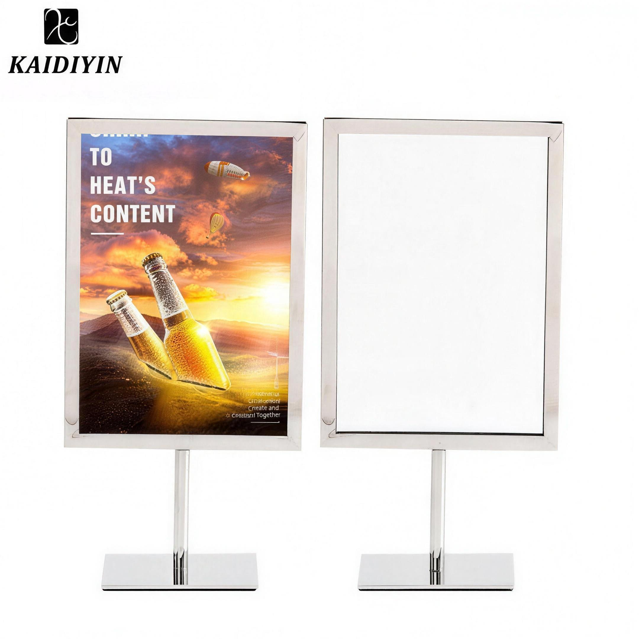 2 Pieces Stainless Steel Signboard