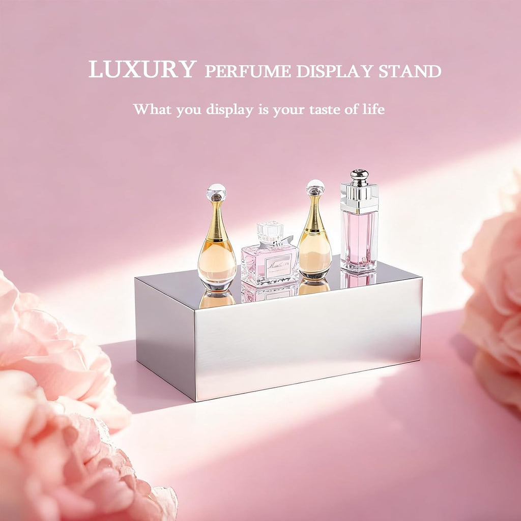 Silver Display Riser Stand, 1 Piece