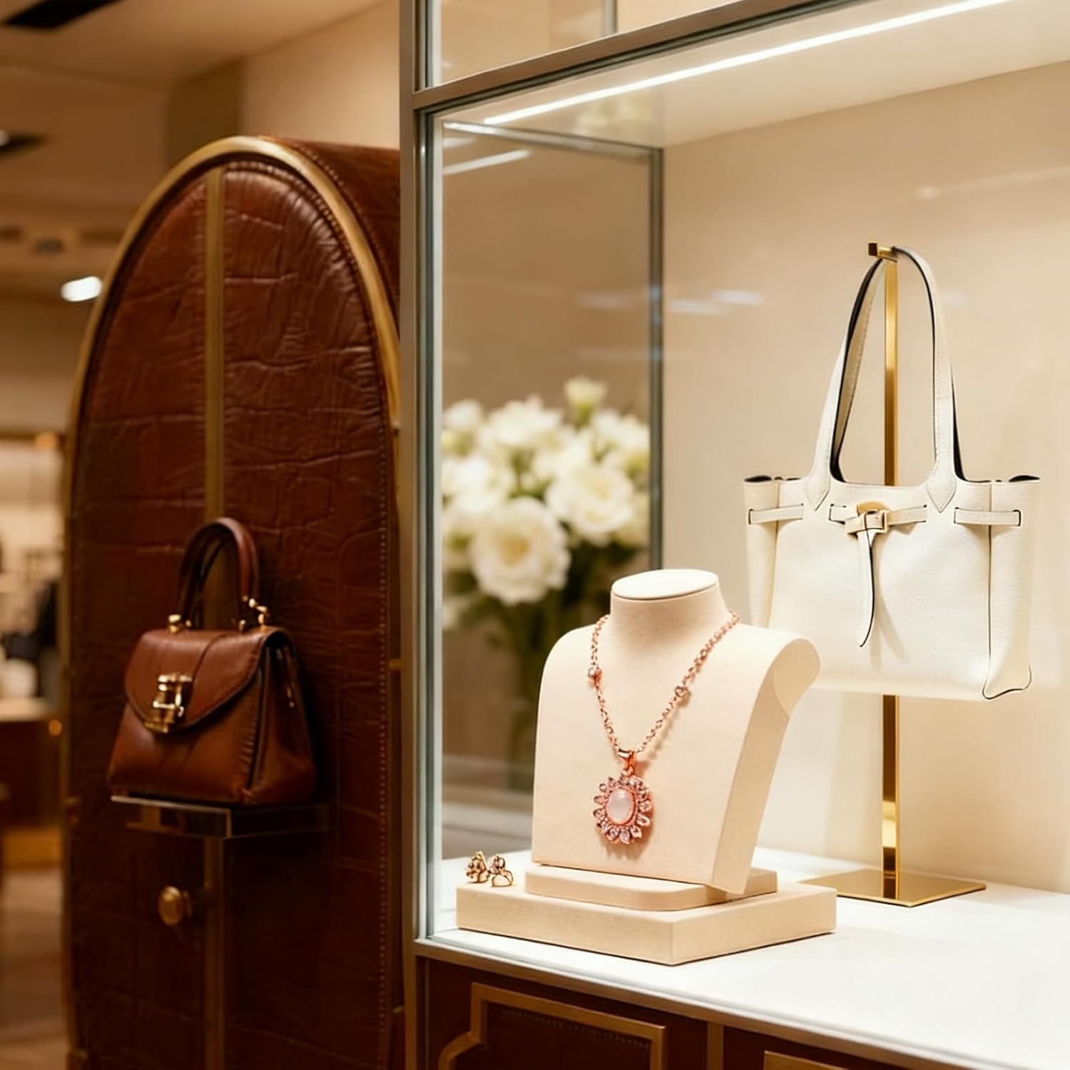 Purse Display Stand, 2 Pack Handbag Display