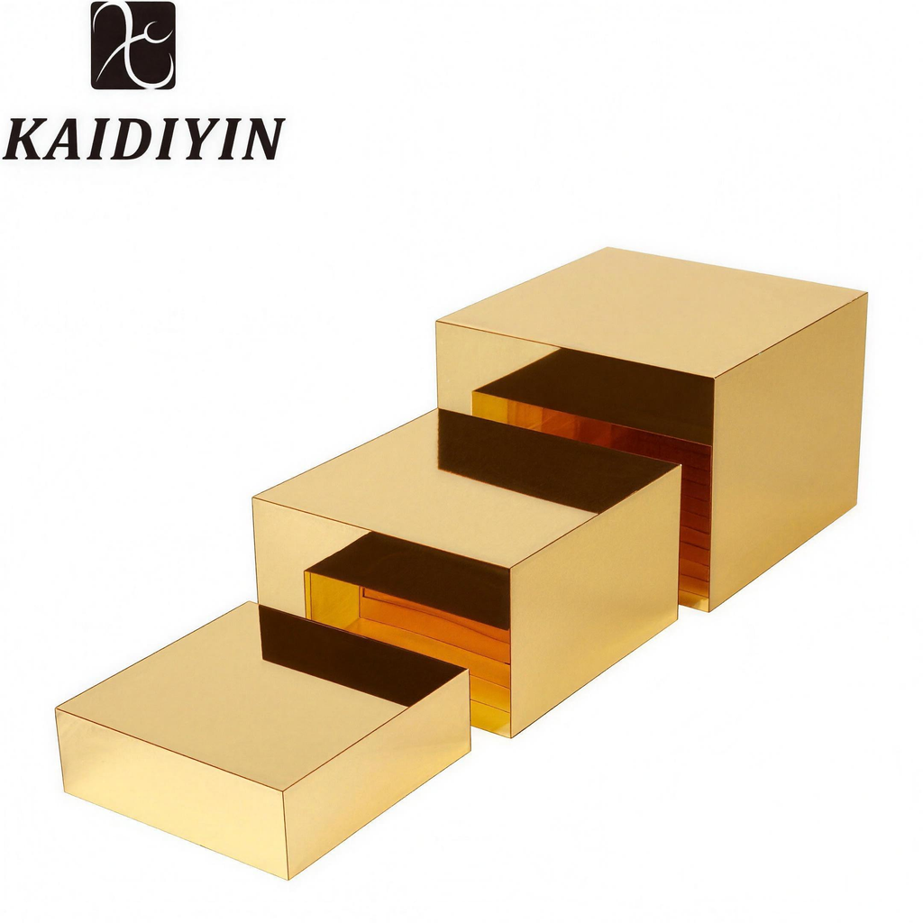 Acrylic Cube Display Box Set