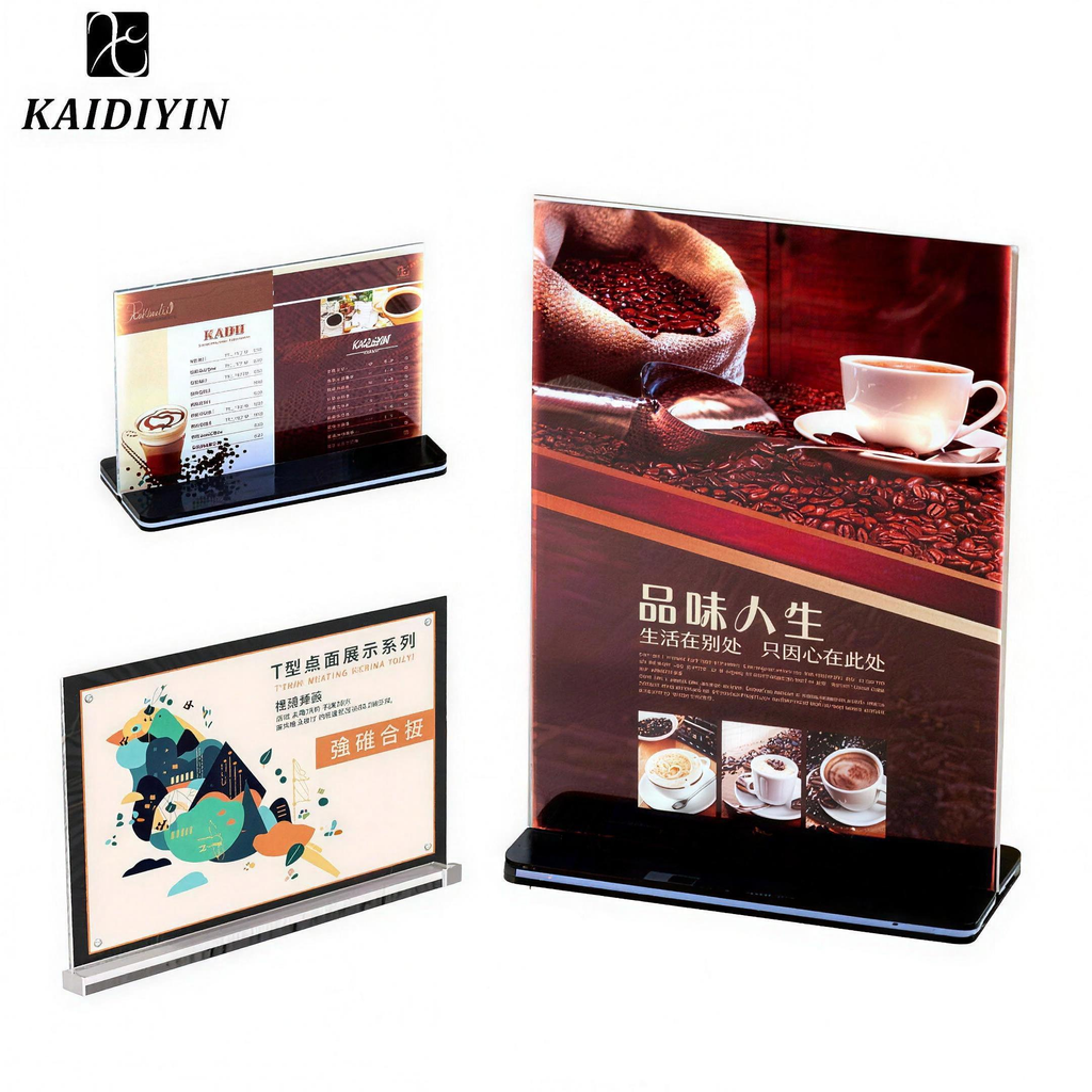 3 Pieces Acrylic Signboard