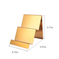 3 Pieces Stainless Steel Wallet Holder