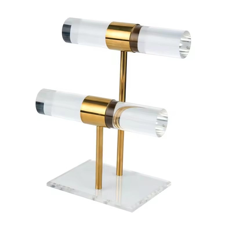 2 Pack Stainless Steel Acrylic Bracelet Stand