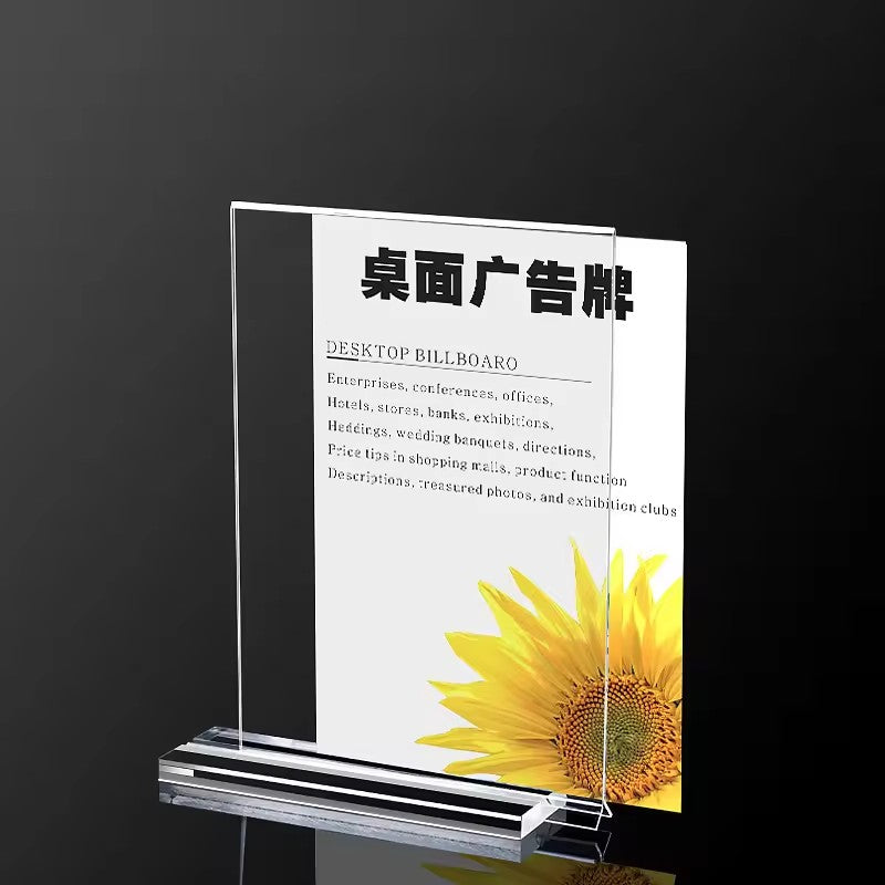 3 Pieces Acrylic Signboard