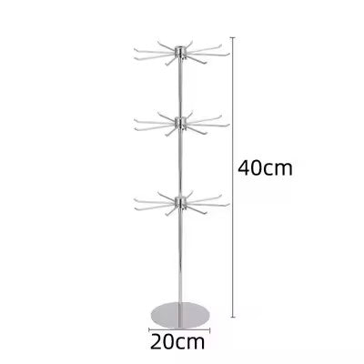 2 Pieces Rotating Jewelry Display Stand