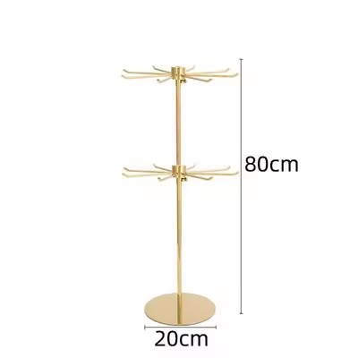 2 Pieces Rotating Jewelry Display Stand