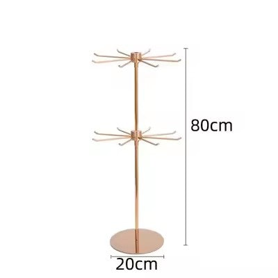 2 Pieces Rotating Jewelry Display Stand