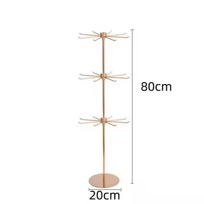 2 Pieces Rotating Jewelry Display Stand