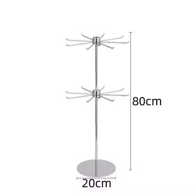 2 Pieces Rotating Jewelry Display Stand